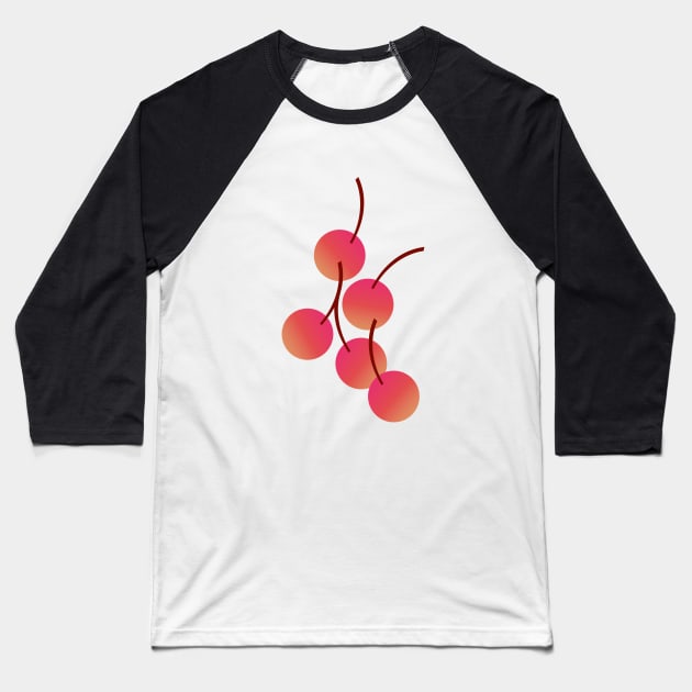 Cherries! Baseball T-Shirt by Nathan St John